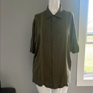 Hogan Green Short Sleeve Tee Casual Fit